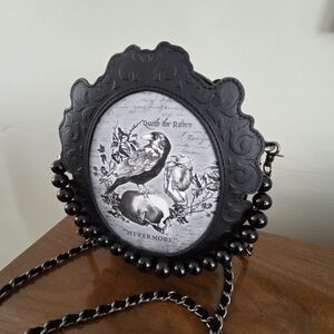 Quoth the Raven "Nevermore" Crossbody Bag
